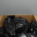 12 Pack Heavy Duty Extra Large Moving Bags W/Backpack Straps - Strong Handles & Zippers, Storage Totes For Space Saving, Fold Flat, Alternative to Moving Box and Storage Bin, Black