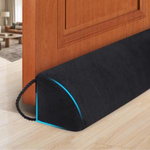HomeProtect Under Door Draft Stopper 36 Inch Door Soundproofing Block Cold Air Wind/Breeze Noise Light, Weather Stripping Seal Sweep Improved Triangle Design More Fits 0 to 2" Gaps