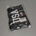 Women's American Flag Tank Top, USA Patriotic Sleeveless Crop Tops, 4th of July Camis Shirt (US, Alpha, Medium, Regular, Regular, Black-533) (Black, M)