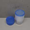 6 Pack-24 oz Freezer Storage Containers, Plastic Food Storage Containers with Twist Top Lids, BPA Free and Reusable Soup Containers with Lids, Leakproof/Microwave/Dishwasher Safe