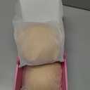 Invisible Sticky Bra Push Up, Reusable Adhesive Bra for Backless Dress, Seamless Silicone Nipple Covers for Women (D Cup, Beige, 2PCS)