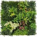 TTTM Artificial Greenery Hedge Panel, Grass Wall Decor: 20"x20" 24 Pcs
