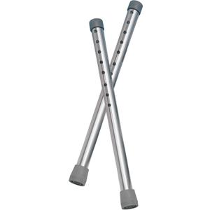 Drive Medical Deluxe Extended Height 5" Walker Wheels and Legs Combo Pack, Gray, 5"