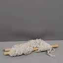 HYDERMUS Macrame Hat Rack for Wall 31x53 in Hat Organizer with 15 Clips Hanging Hat Hanger Holder for Women Wide Brimmed Hat Storage for Fedora Boho Decorative Display (White)