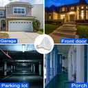 CICINY Radar Motion Sensor Outdoor Flood Light Bulbs, PAR38 E26 Dusk to Dawn LED Security Bulbs, 15W 100W Equivalent, 5000K Daylight for Porch Garage Driveway, 2 Pack