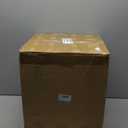 Vinyl Record Storage Box, Solid Wood Vinyl Record Box Fits Standard Records- 7/10 Inch, (Upgrade Double Latch) LP Album Record Storage Case Hold 40 Records - Carbonized Brown (Black)