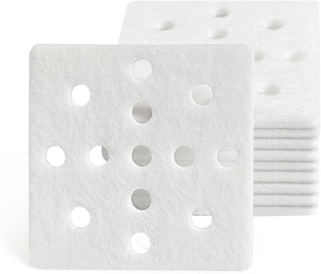 Livatro 10-Pack Humidifier Replacement Filters, Mineral Absorption Pads, Exclusively for 6001 Model, Improves Humidification Efficiency by Capturing Fine Water Particles, White