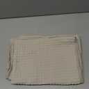 WARMDERN Waffle Weave Pillowcases Standard Size 2 Pack Pillow Cases Soft Microfiber Pillow Case Covers Set of 2 Boho Woven Textured Pillowcase with Envelope Closure(Khaki, Standard, 20x26 Inches)