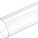MECCANIXITY Plastic Pipe Rigid Polycarbonate Round Tube Clear 1.85"(47mm) ID 2"(50mm) OD 14" (350mm) High Impact for Lighting, Models, Water Plumbing
