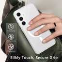 3 x for Samsung Galaxy S24 FE Case Compatible with MagSafe Slim Thin Hard PC Translucent Frosted Rugged Drop-Proof Shockproof Protective Case for Samsung Galaxy S24 FE (Clear)