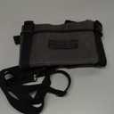 Asaya Canvas Chef Knife Roll Bag - 10 Knife Slots and a Large Zipper Pocket - Durable 10oz Canvas Knife Case with an Adjustable Shoulder Strap - Knives not Included (Grey)