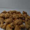 HyDren 12 Pack 12 Inch Stuffed Bear Animal Cute Bulk Plush Toys with Ribbon Bow Ties Soft Bears for Baby Shower Birthday Party Favors(Light Brown)