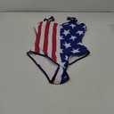 Zando One Piece Swimsuit Women Tummy Control Bathing Suit for Womens One Piece Swimsuits Sexy Swim Suits for Women 2025 (Small, American Flag)