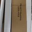 COLAMY Modern Counter Height Bar Stools, Wooden Bar Stools Set of 4, 25 Inch Upholstered Fabric Barstools with Backs and Wooden Legs for Kitchen Island Dining Room Bar Shop, Dark Grey