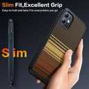 AMILIFECASES Magnetic for iPhone 11 Phone Case-Compatible with MagSafe-Carbon Fiber Texture-Slim Military Grade Drop Protection Phone Case for iPhone 11 6.1", Sunset