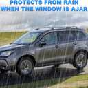 6Pcs Tape-On Rain Guards for Subaru Forester 2025 2026 ABS Side Window Deflectors