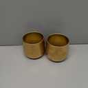 2 Pack Electroplating Succulent Plant Pots Small Ceramic Flower Pots