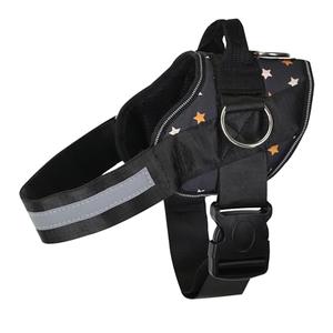 Joyride Basic Essential Dog Harness 1.0 - Small, Medium, Large Dogs, No-Pull Pet Vest with 3 Side Rings for Leash Placement, Adjustable for Training (Fall Stars, S)