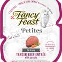 Purina Fancy Feast Gourmet Gravy Wet Cat Food, Petites Tender Beef With Carrots Entree - (Pack of 12) 2.8 oz. Tubs
