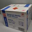 Basic Medical Blue Nitrile Exam Gloves, Latex-Free & Powder-Free Food-Safe House Cleaning Disposable Glove (1000 Pcs), M