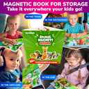 QUOKKA Travel Magnetic Puzzles for Toddlers 1-3  20+Pcs Australia Game with Extra-Long Play Book  Fun Travel Game Toy for Kids Ages 3-5  Strong Magnets for Car Activities  Fun Toddler Puzzle 2-4