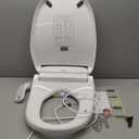 ZMJH 236 Bidet Toilet Seat Elongated - Endless Warm Water, Heated Seat & Vortex Wash, Dual Front/Rear Cleaning, Warm Air Dryer, LED Night Light, Electric-Powered (Elongated)