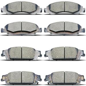 D1363 D1707 Front Rear Ceramic Brake Pads Set Fit For Cadillac Escalade/Escalade Esv,For Chevrolet Silverado 1500/Suburban/Tahoe,For GMC Sierra 1500,For GMC Yukon/Yukon XL