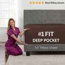 Twin Sheets Sets  Twin Bed Sheets for Girls/Boys  Twin Sheet Set  Sheets Twin Size 16 Deep Pockets Fitted Sheet  Oversize Flat Sheet  1 Zipper Closure Pillowcase  Twin Sheets Sets Kids Brown