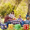 Honoson 4 Pcs Land Balloon Boxes, Cartoon Balloon Boxes Inspired Theme Birthday Party Decor for Shower Supplies Party Favor