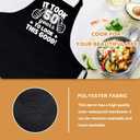 30th 40th 50th 60th 65th 70th 75th Birthday Gifts for Men, Chef Aprons for Men with 3 Pockets (Black)