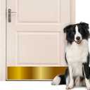 Panther Armor 8x34 Inch Silver Door Kick Plate, 1mm Thick Stainless Steel, Anti-Corrosive Metal Door Plate for Dog Scratching, Door Protector, Durable Kick Plate for Bottom of Door