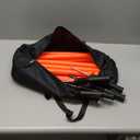 Agility Training Poles Set (Rubber Base with 3.3ft/1m to 4.9ft/1.5m Poles) (6 Orange Poles)