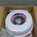 Nostalgia Cotton Candy Machine - Retro Cotton Candy Machine for Kids with 2 Reusable Cones, 1 Sugar Scoop, and 1 Extractor Head  Pink