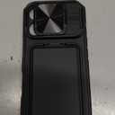 SSLOTSCASE for iPhone 17 Pro Case with Card Holder & Kickstand & Slide Camera Lens Cover & Camera Stand & Wallet, Military-Grade Heavy Duty Rugged Phone Case Cover for iPhone 17 Pro 6.3'' 2025, Black