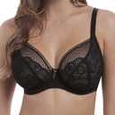Freya Women's Expression Underwire Plunge Bra, Black, Size 38I