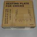 Brooder Plate with Adjustable Temperature & Height,10" x 10" Chick Heat Plate (Orange)