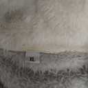 Peaceglad Mens Fluffy Coral Fleece Pajamas Set Pullover Pants Loose Plush Warm Loungewear Sleepwear (X-Large, Grey)