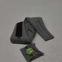 FRESHME Cotton Sleep Eye Mask for Women Men - 100% Blocking Light Travel Blindfold, Soft Zero Pressure Grey Eyes Cover with Adjustable Velcro Strap for Side Sleeper Night Sleeping, Work Nap and Yoga