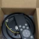 ocioc Quiet Ceiling Fan with LED Light 22 inch Large Air Volume Remote Control for Kitchen Bedroom Dining Room Patio (Oak)