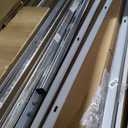 8X8FT Outdoor Metal Storage Shed, Lockable Weatherproof Garden Shed for Tools & Equipment, Durable Galvanized Steel with Sloping Roof & Ventilation, Ideal for Backyard, Patio & Garage Storage, Brown