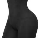 Tummy Control Shapewear Shorts for Women, High Waisted Body Shaper Seamless Shorts Underdress Thigh Slimmers (3X-Large, A-high Waist-black)