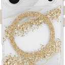 Case-Mate iPhone 17 Pro Case [Compatible with MagSafe] - Stylish Marble Phone Case with 12ft Drop Protection - Premium Magnetic Cover for iPhone 17 Pro - Karat Granite