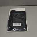 2-Pack Slightly Transparent Tights for girls, High Elasticity Sheen Glossy Anti-Slip for Work Dance Casual (Black, L)