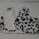 Karlywindow Mens Cow Print Vest Open Front Festival Vintage Hippie Halloween Costumes Outfit Vests (XX-Large, White)