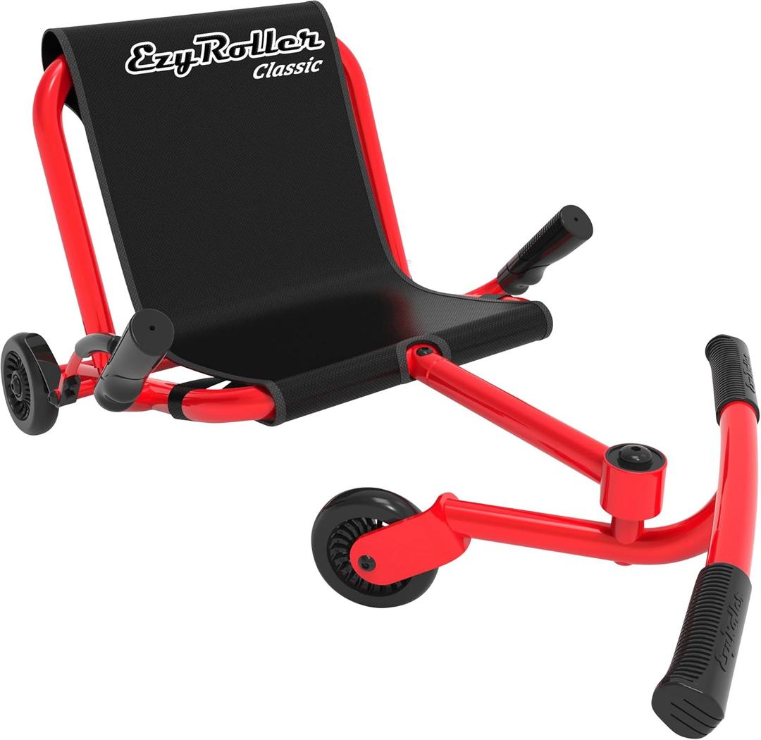 EzyRoller Classic Ride On Scooter for Kids Ages 4+ (Lime Green)