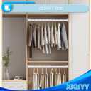 Small Tension Rod 18-32 Inch White Spring Shower Curtain Rod Adjustable Tension Curtain Rod No Drilling Heavy Duty Short Shower Rod,Non Slip,Stainless Steel