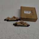 2 Pcs Mountain Range Business Card Holders Christmas Wooden Cool Business Cards Holder Desk Snow Capped Display Stand Organizer for Home Office Desktop Christmas Gift(Wood Color)