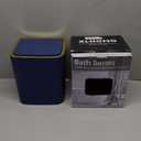 Bathroom Accessories Set - Gorgeous Bathroom Set, 10PC Navy Blue Bathroom Accessory Set, Toilet Brush, Trash Can, Qtip Holder Dispenser & Soap Dispenser