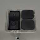 Smart Video Doorbell Wireless Doorbell Camera, Remote APP Control with Night Vision, Rechargeble Video Camera Free Cloud Storage Two Way Audio Doorbell for Villa Home(2 Dingdong Chime Ringing) (Black)