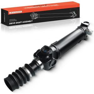A-Premium 17.56" Rear Complete Drive Shaft Prop Shaft Driveshaft Assembly [4WD, L6 4.0L] Compatible with Jeep Wrangler 1997-2002 Manual, 2003-2006 Dana M35, Sport Utility, Replace# 52098784AC